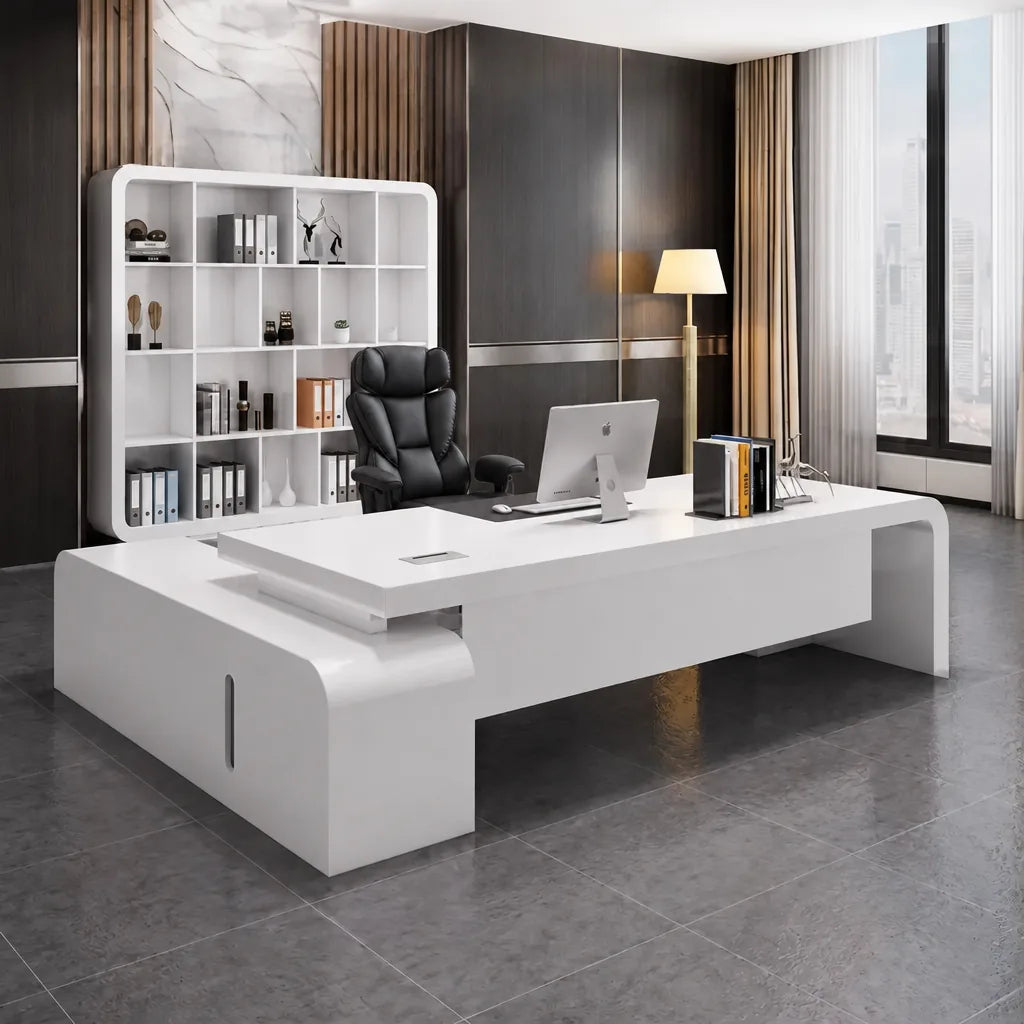 Halcyon · L-Shaped Executive Desk