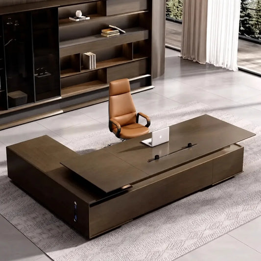 Hiley · Modern L-Shaped Executive Desk