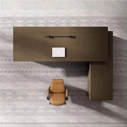 Hiley · Modern L-Shaped Executive Desk