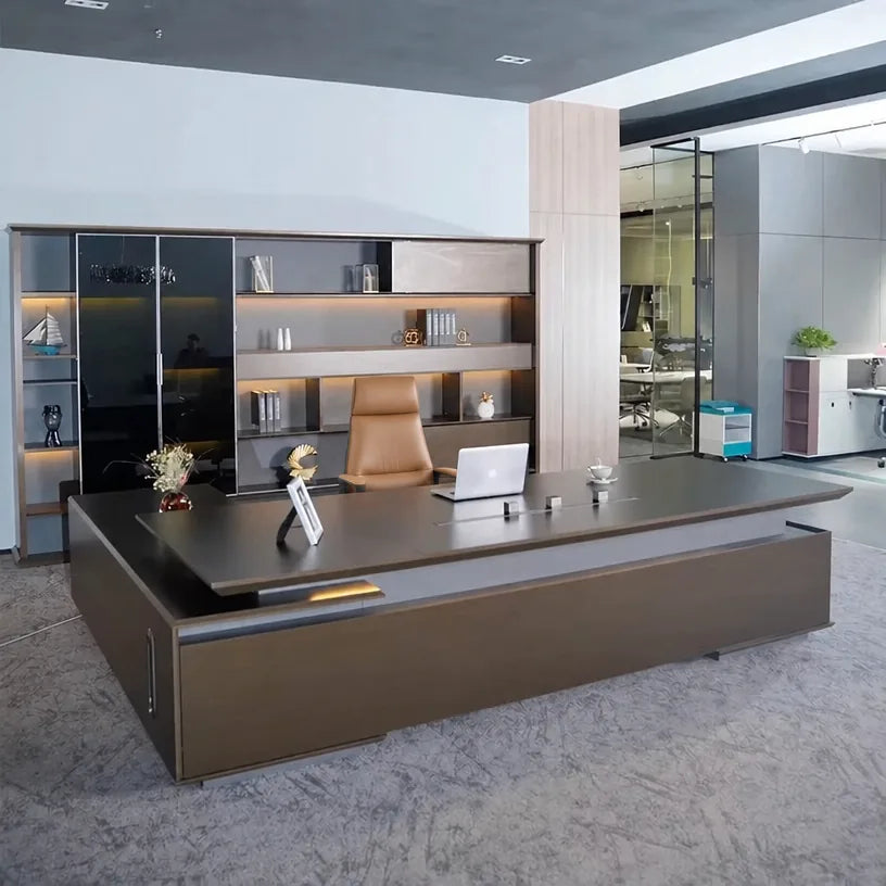 Hiley · Modern L-Shaped Executive Desk
