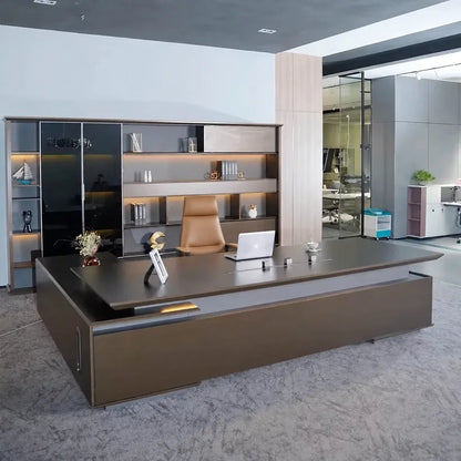 Hiley · Modern L-Shaped Executive Desk