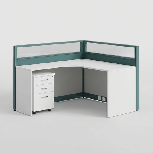 Trevik · L-Shaped Cubicle Workstation