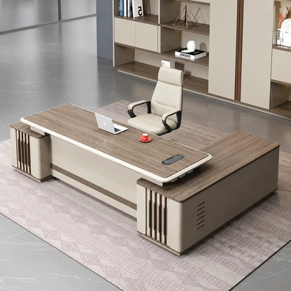 Lauder · Modern L-Shaped Executive Desk