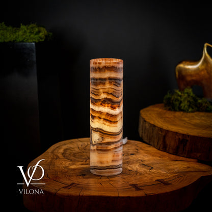 Sahara Onyx Lamp - 20" Tall x 5.5" Diameter - (Medium #55)