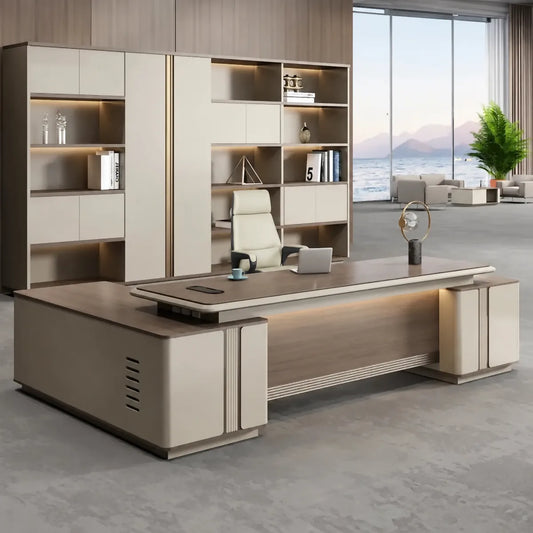 Stanford · Modern Executive L-Shaped Desk