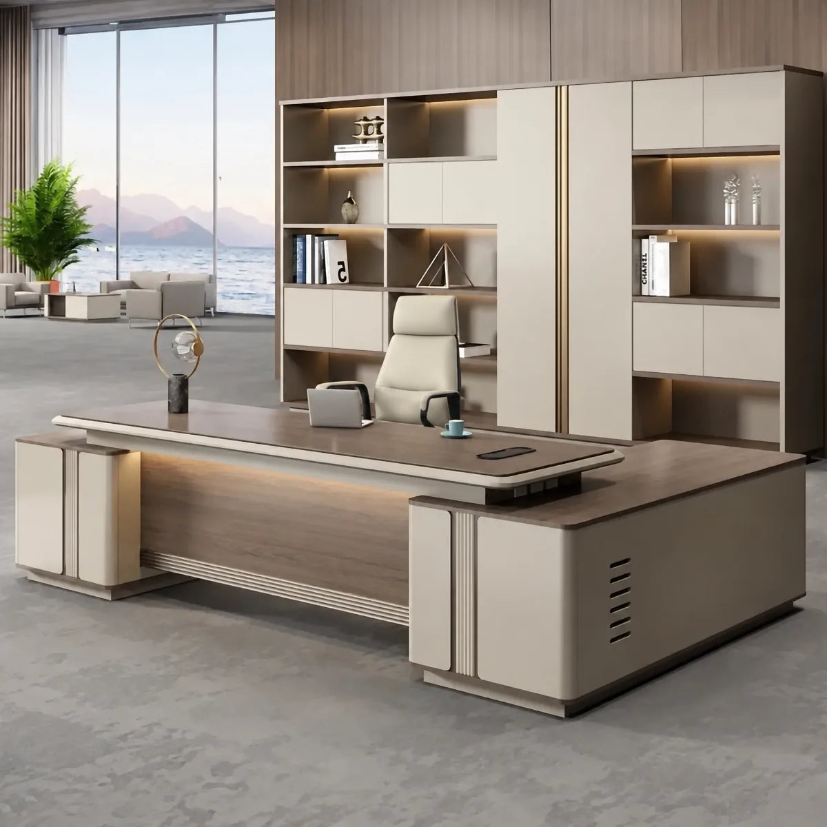 Stanford · Modern Executive L-Shaped Desk