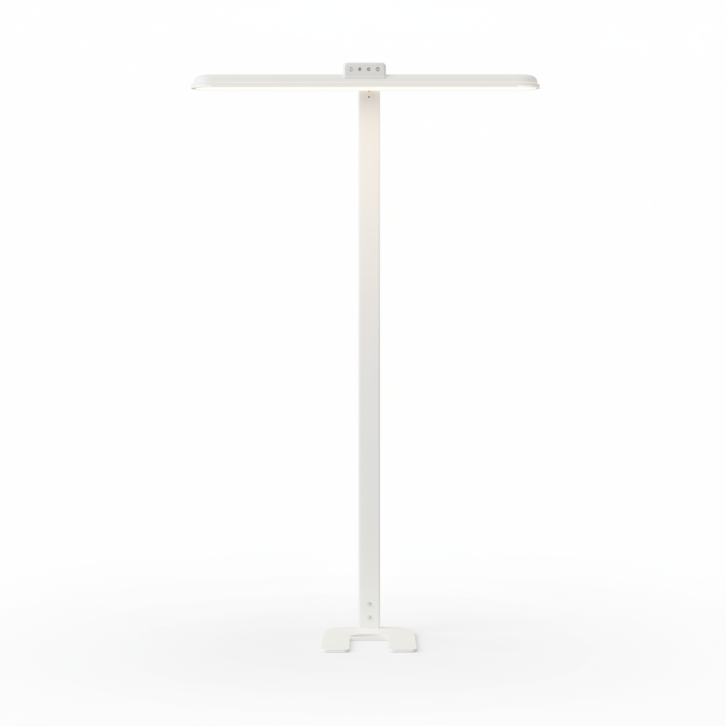 LED Desk Lamp for Home Office, Double Head Desk Lamp,24W Dimmable Desk Light