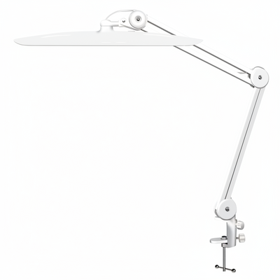 3500 Lumen Led Nail Desk Lamp, 38W Nail Tech Light Dimmable Task Lamp for Home Office Beauty Salon Workbench, Shadowless Nail Desk Light - 20 Inches Luxury White (Universal Manicure Table Clamp)