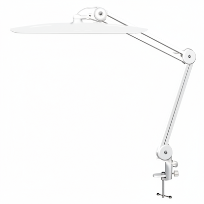 3500 Lumen Led Nail Desk Lamp, 38W Nail Tech Light Dimmable Task Lamp for Home Office Beauty Salon Workbench, Shadowless Nail Desk Light - 20 Inches Luxury White (Universal Manicure Table Clamp)